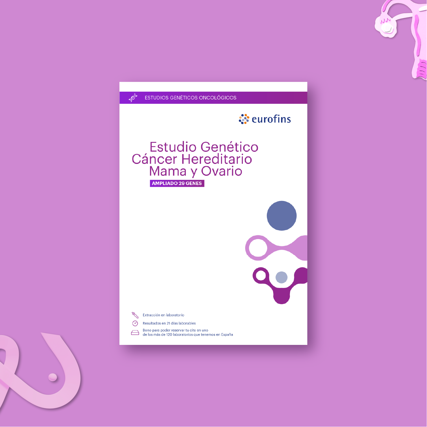 Estudio Genético Cáncer Hereditario Mama y Ovario. Ampliado 20 Genes - Imagen 2